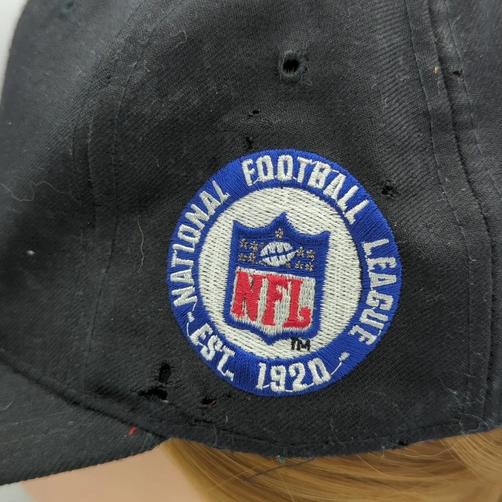 *HOLES* Vintage Starter New Orleans Saints Fitted Cap Hat 7 1/4 Wool Distressed